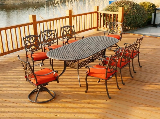 9122T 9191C cast aluminium furniture